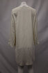 Women's Helmut Lang Long Sleeve Shift Dress in Ivory Viscose