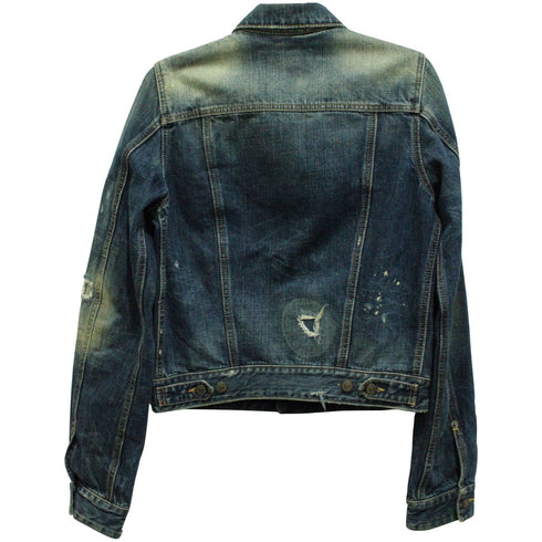 Men's Dsquared2 Jeans Jacket with Embroidery