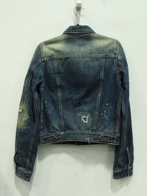 Men's Dsquared2 Jeans Jacket with Embroidery