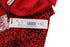 Women's Alice + Olivia Leopard Print Long Sleeve Dress in Red Viscose