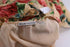 Women's Alice + Olivia Floral Puff Sleeve Dress in Beige Viscose
