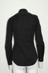 Women's Dsquared2 Long Sleeve Button Front Shirt in Black Cotton