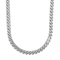 8mm Silver Cuban Link Chain