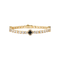 Black Clover 4mm Gold Tennis Bracelet