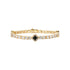 Black Clover 4mm Gold Tennis Bracelet