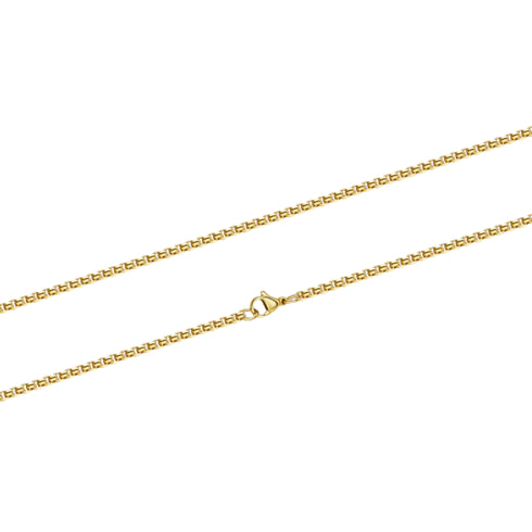 3mm Gold Round Link Chain