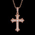 Iced Out Moissanite Cross Pendant