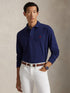 RALPH LAUREN Custom Slim Fit Mesh Polo Shirt Newport Navy
