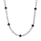 Black Clover Tennis Chain (Silver) - 4mm