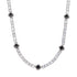 Black Clover Tennis Chain (Silver) - 4mm