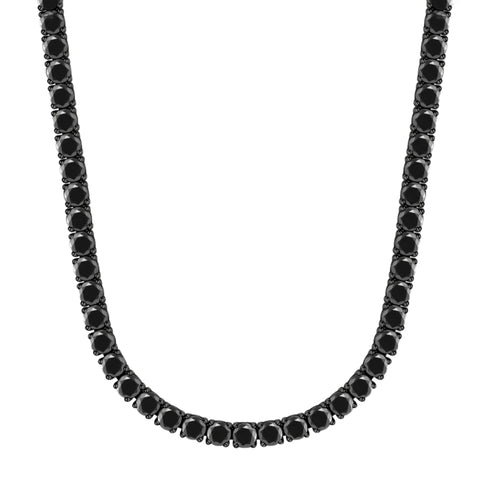 4mm Black Tennis Chain