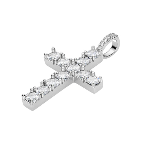VVS Jewelry Silver Cross Pendant