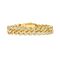 12mm Iced Out Gold Cuban Bracelet