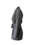 Women's Iro Coat with Shawl Collar in Grey Acrylic