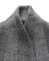 Women's Iro Coat with Shawl Collar in Grey Acrylic
