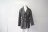 Women's Iro Coat with Shawl Collar in Grey Acrylic