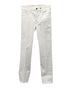 Women's Helmut Lang Straight Leg Pants in White Cotton