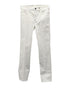 Women's Helmut Lang Straight Leg Pants in White Cotton