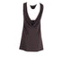 Women's Alice + Olivia Cowl Back Sleeveless Shift Dress in Black Triacetate
