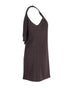 Women's Alice + Olivia Cowl Back Sleeveless Shift Dress in Black Triacetate