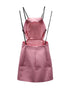 Women's Alexander Wang Cutout Mini Dress with Charms in Light Pink Polyester