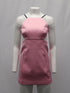 Women's Alexander Wang Cutout Mini Dress with Charms in Light Pink Polyester