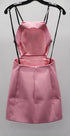 Women's Alexander Wang Cutout Mini Dress with Charms in Light Pink Polyester