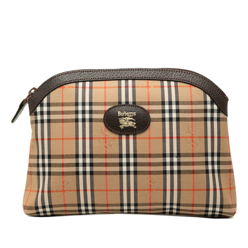 Cosmetic Pouch Vintage Check Canvas