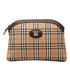 Cosmetic Pouch Vintage Check Canvas
