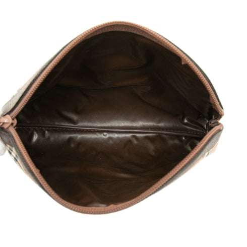 Cosmetic Pouch Vintage Check Canvas