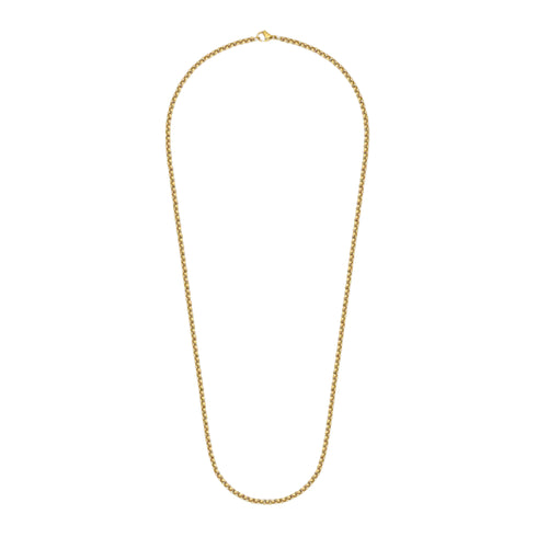 3mm Gold Round Link Chain
