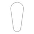 3mm Silver Franco Cuban Chain Necklace
