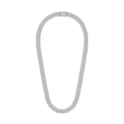 Iced Cuban Chain (Silver) - 12mm