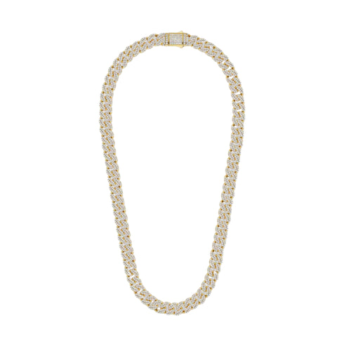 Iced Cuban Chain (Gold) - 12mm