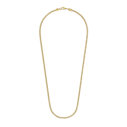 3mm Gold Cuban Link Chain