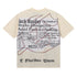 Godspeed T-shirts Newspaper Skull Printing Cotton Casual Short Sleeves Men and Women