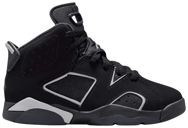 Jordan 6 Retro Black Multi-Color Reflect Silver PS