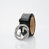 Gucci Reversible Leather Belt with Silver Buckle