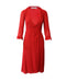 Women's Reformation Wrap Dress in Red Viscose