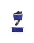 Women's Stuart Weitzman Low Top Lace-Up Sneaker in Navy Blue Leather