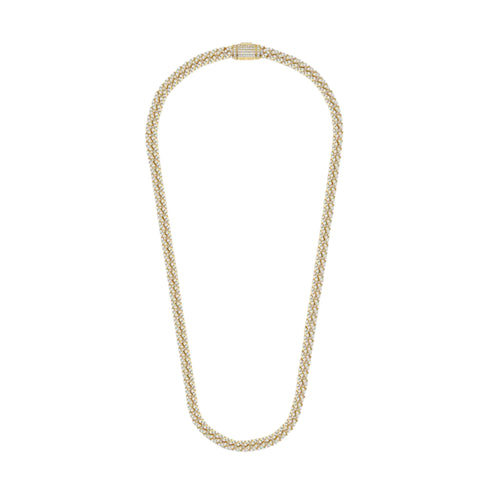 8mm Iced Out Gold Cuban Chain