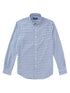RALPH LAUREN Slim Fit Gingham Oxford Shirt Royal/White