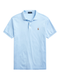 RALPH LAUREN Custom Slim Fit Soft Cotton Polo Shirt Office Blue