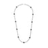 Black Clover Tennis Chain (Silver) - 4mm