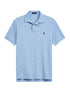 RALPH LAUREN Slim Fit Mesh Polo Shirt Isle Heather