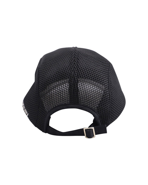 Adidas by Stella McCartney Black Mesh Hat with Transparent Visor in Black Nylon
