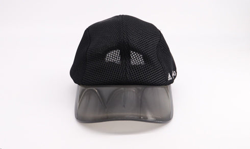 Adidas by Stella McCartney Black Mesh Hat with Transparent Visor in Black Nylon