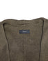 Women's Joseph Jacket with Drape Shawl Collar in Olive Green Wool