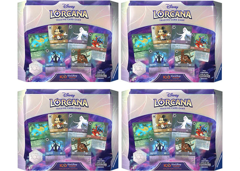 Disney Lorcana TCG Disney100 Collector's Edition Rise of the Floodborn Booster Pack 4x Lot