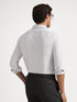 RALPH LAUREN Houndstooth Jersey Spread-Collar Shirt Natural